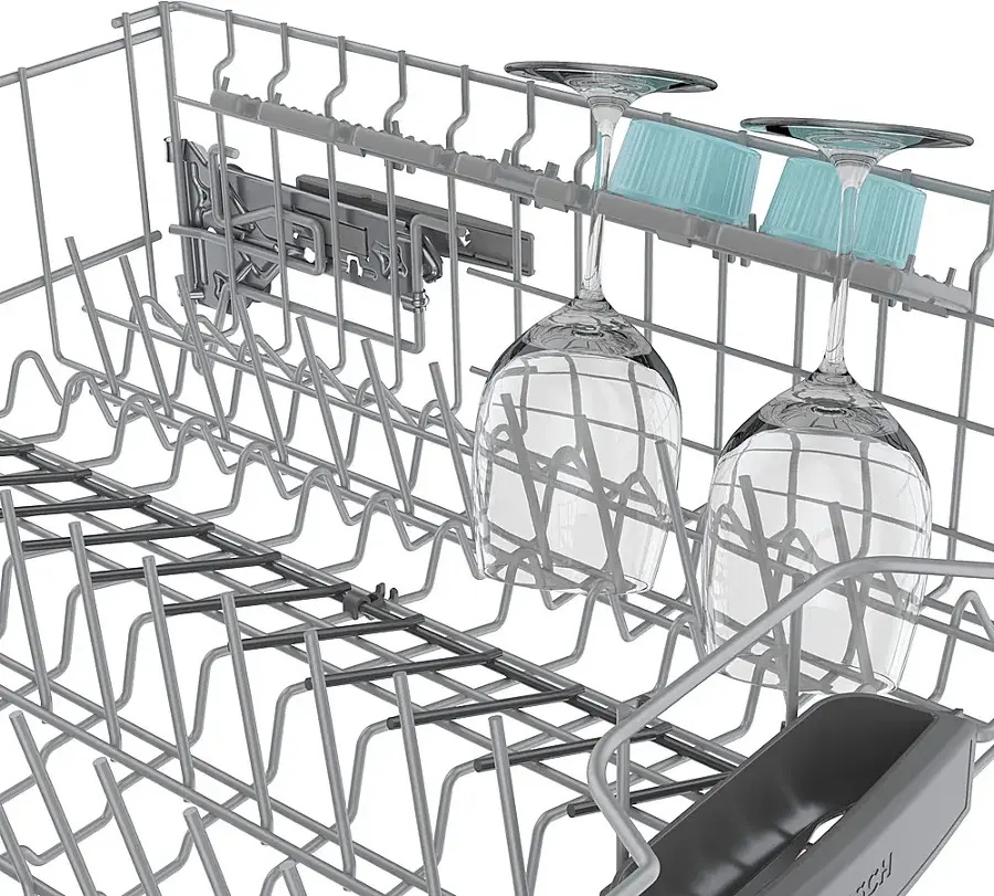 Alt View 15. Bosch - 300 Series 24" Top Control Built-In Smart Stainless Steel Tub Dishwasher with 3rd Rack, 46dBA - Stainless Steel.