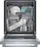 Alt View 2. Bosch - 300 Series 24" Top Control Built-In Smart Stainless Steel Tub Dishwasher with 3rd Rack, 46dBA - Stainless Steel.