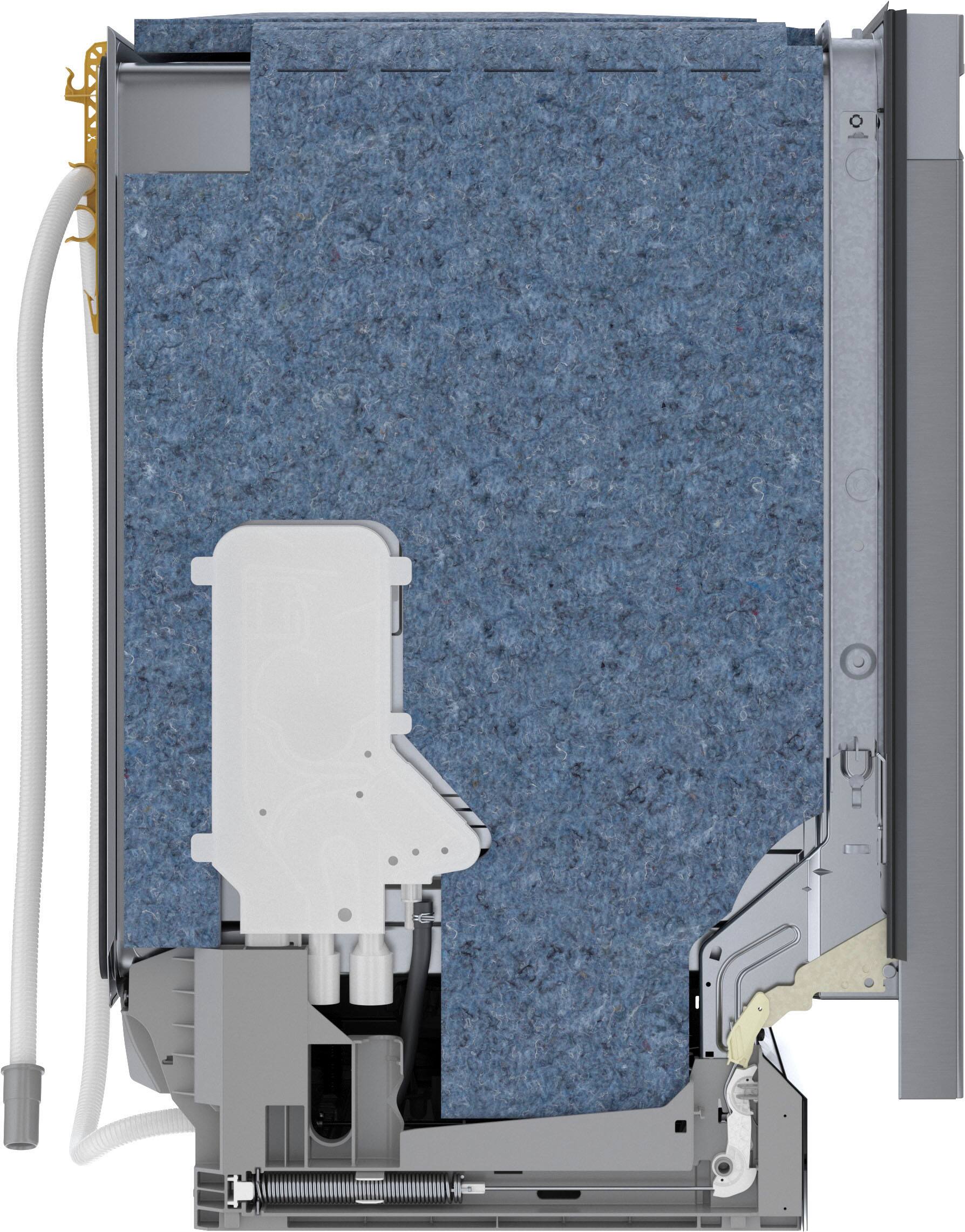 Alt View 1. Bosch - 300 Series 24" Front Control Smart Built-In Stainless Steel Tub Dishwasher with 3rd Rack and AquaStop Plus, 46 dBA - Stainless Steel.