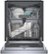 Alt View Zoom 2. Bosch - 300 Series 24" Front Control Smart Built-In Stainless Steel Tub Dishwasher with 3rd Rack and AquaStop Plus, 46dBA - Stainless Steel.