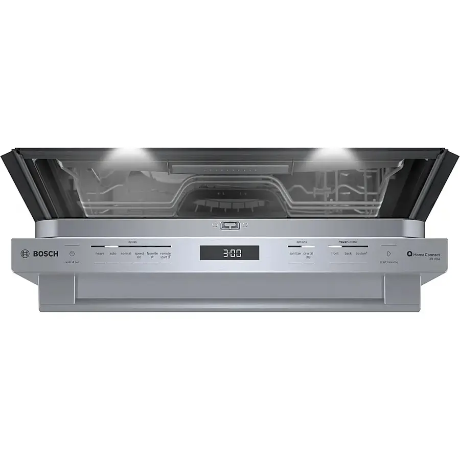 Alt View 15. Bosch - Benchmark Series 24" Top Control Smart Built-In Stainless Steel Tub Dishwasher with 3rd Rack, 39dBA - Stainless Steel.