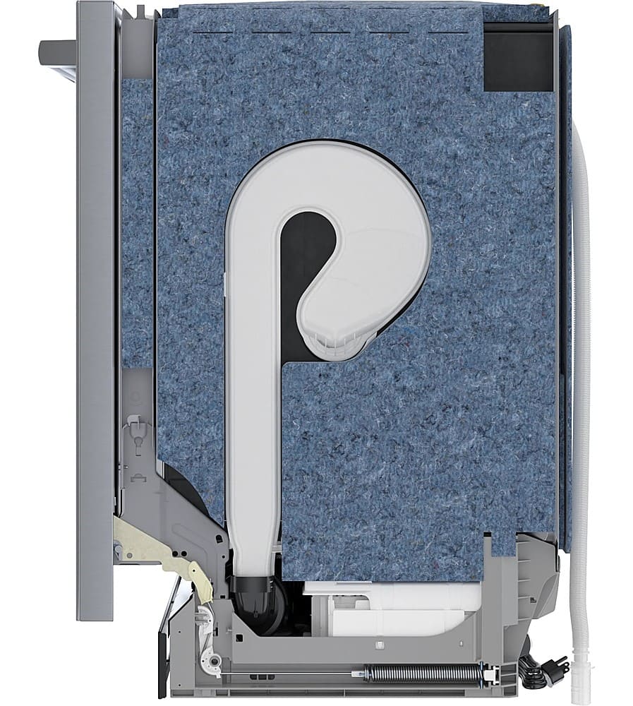 Alt View 1. Bosch - Benchmark Series 24" Top Control Smart Built-In Stainless Steel Tub Dishwasher with 3rd Rack, 39dBA - Stainless Steel.