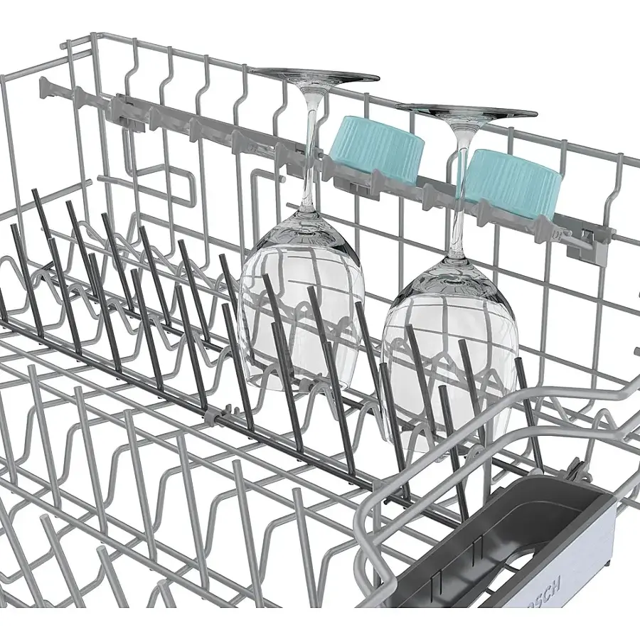 Alt View 22. Bosch - Benchmark Series 24" Top Control Smart Built-In Stainless Steel Tub Dishwasher with 3rd Rack, 39dBA - Stainless Steel.