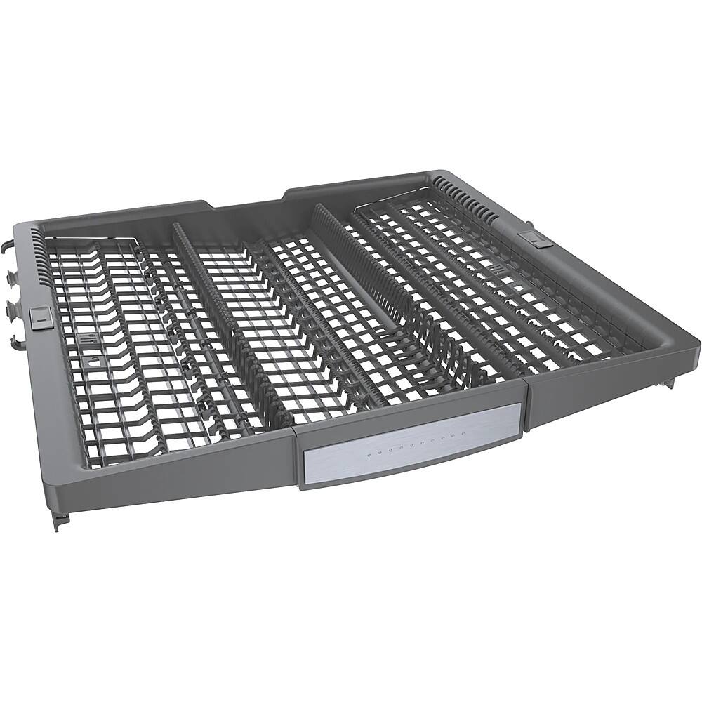 Alt View 24. Bosch - Benchmark Series 24" Top Control Smart Built-In Stainless Steel Tub Dishwasher with 3rd Rack, 39dBA - Stainless Steel.