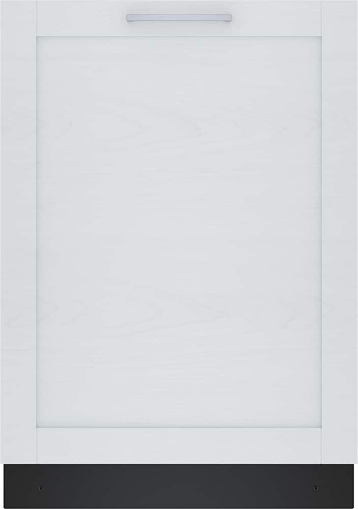 Bosch - 300 Series 24" Top Control Smart Built-In Stainless Steel Tub Dishwasher with 3rd Rack and RackMatic, 46 dBA - Custom Panel Ready - Front_Zoom