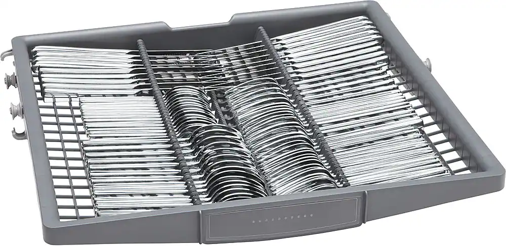 Alt View 12. Bosch - 300 Series 24" Top Control Smart Built-In Stainless Steel Tub Dishwasher with 3rd Rack and RackMatic, 46 dBA - Custom Panel Ready.