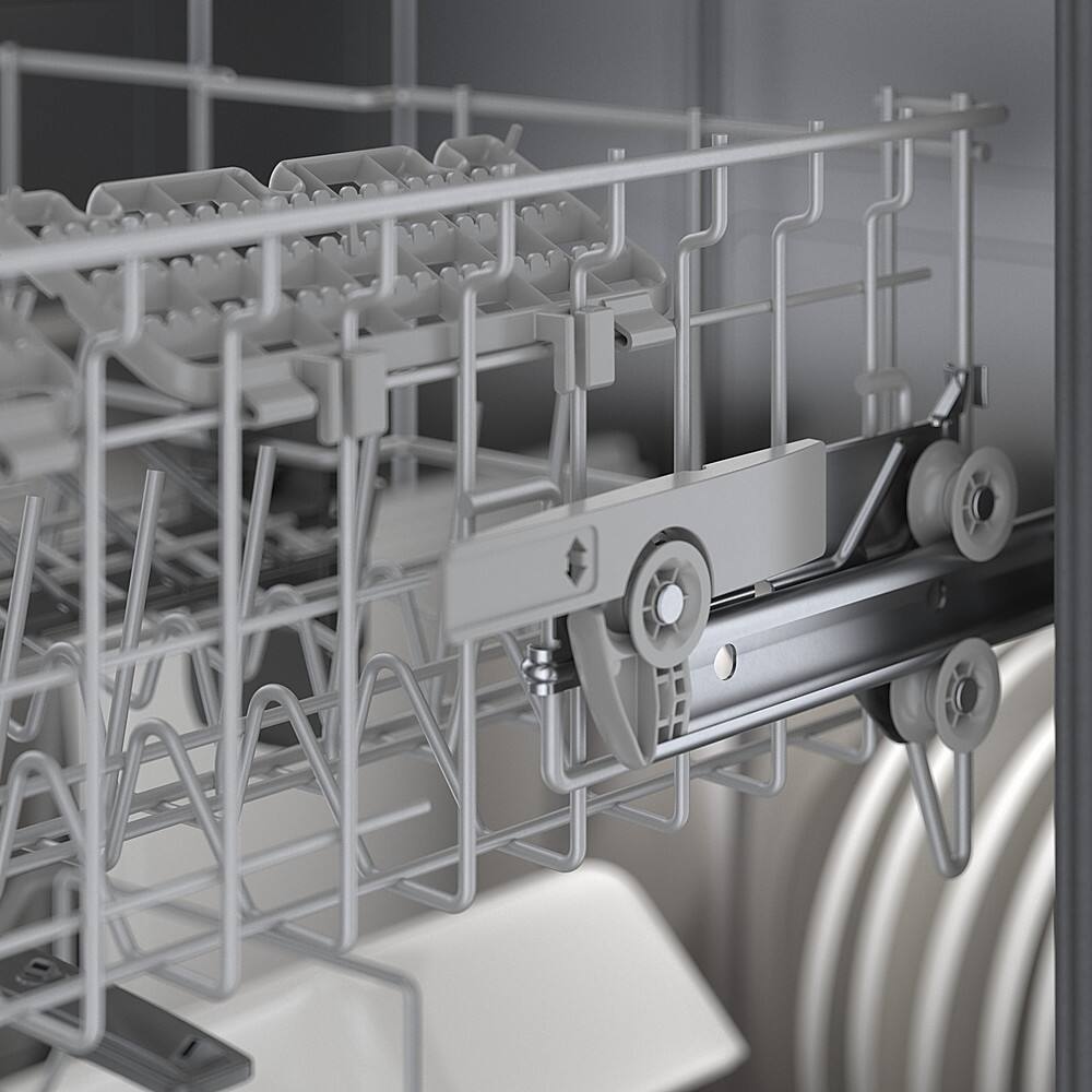 Alt View 13. Bosch - 300 Series 24" Top Control Smart Built-In Stainless Steel Tub Dishwasher with 3rd Rack, 46dBA - Stainless Steel.