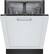 Left. Bosch - 100 Series Plus 24" Top Control Smart Built-In Hybrid Stainless Steel Tub Dishwasher with RackMatic, 48 dBA - Custom Panel Ready.
