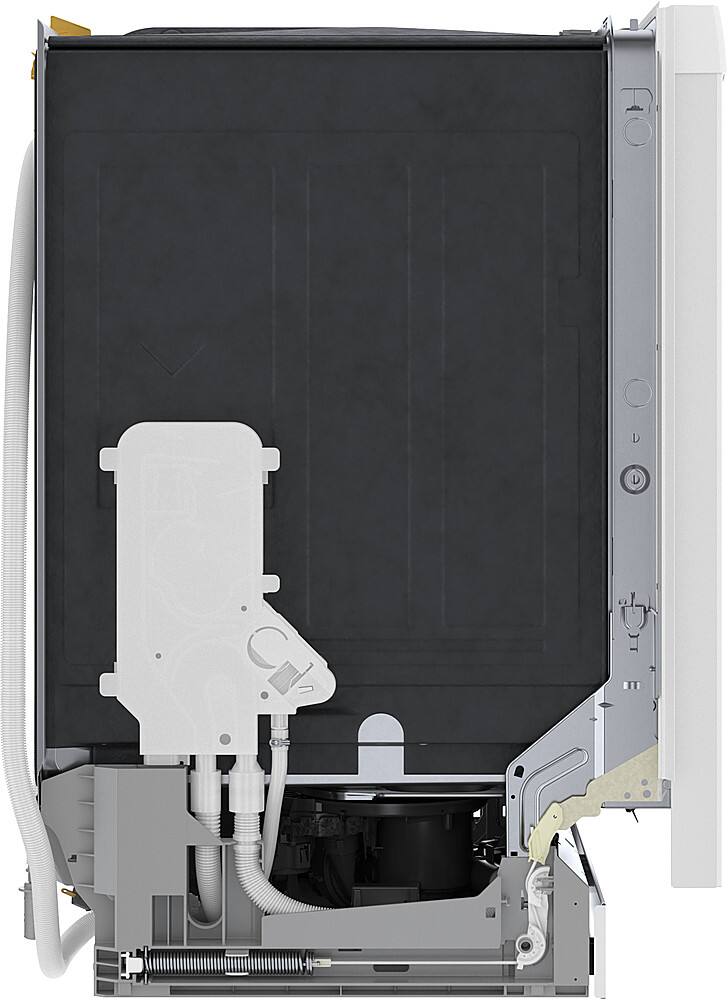 Alt View 1. Bosch - 300 Series 24" Top Control Smart Built-In Stainless Steel Tub Dishwasher with 3rd Rack, 46 dBA - White.