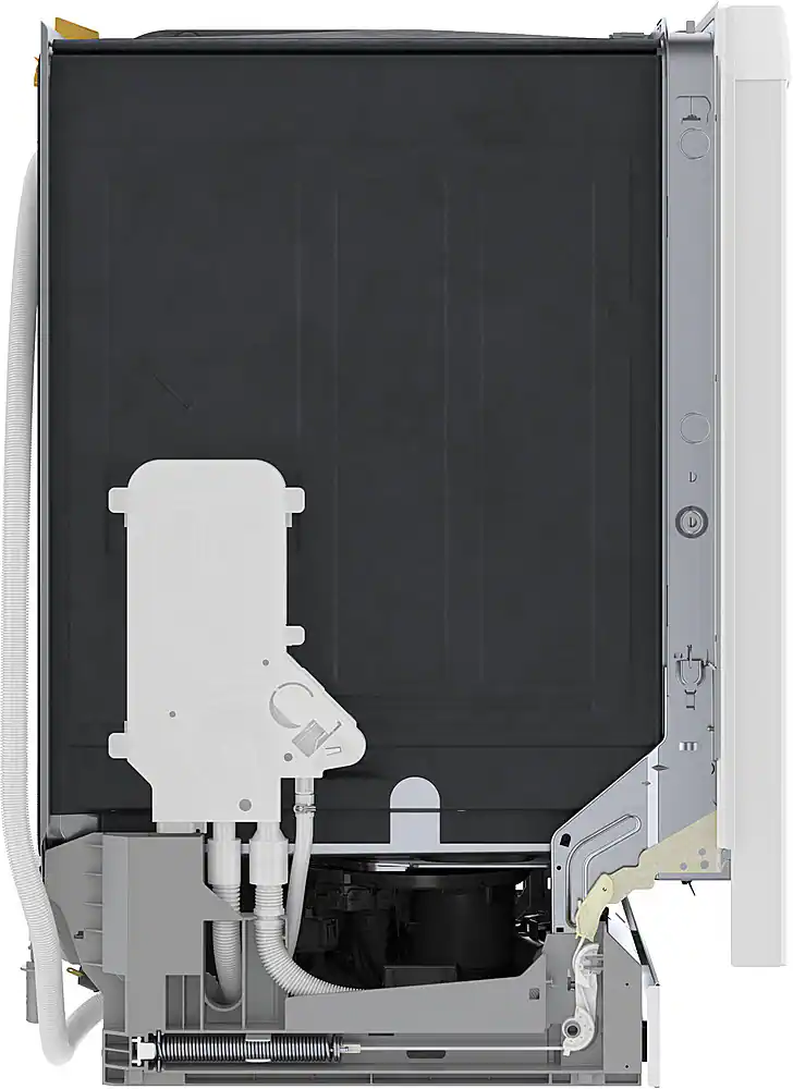 Alt View 1. Bosch - 300 Series 24" Top Control Smart Built-In Stainless Steel Tub Dishwasher with 3rd Rack, 46 dBA - White.