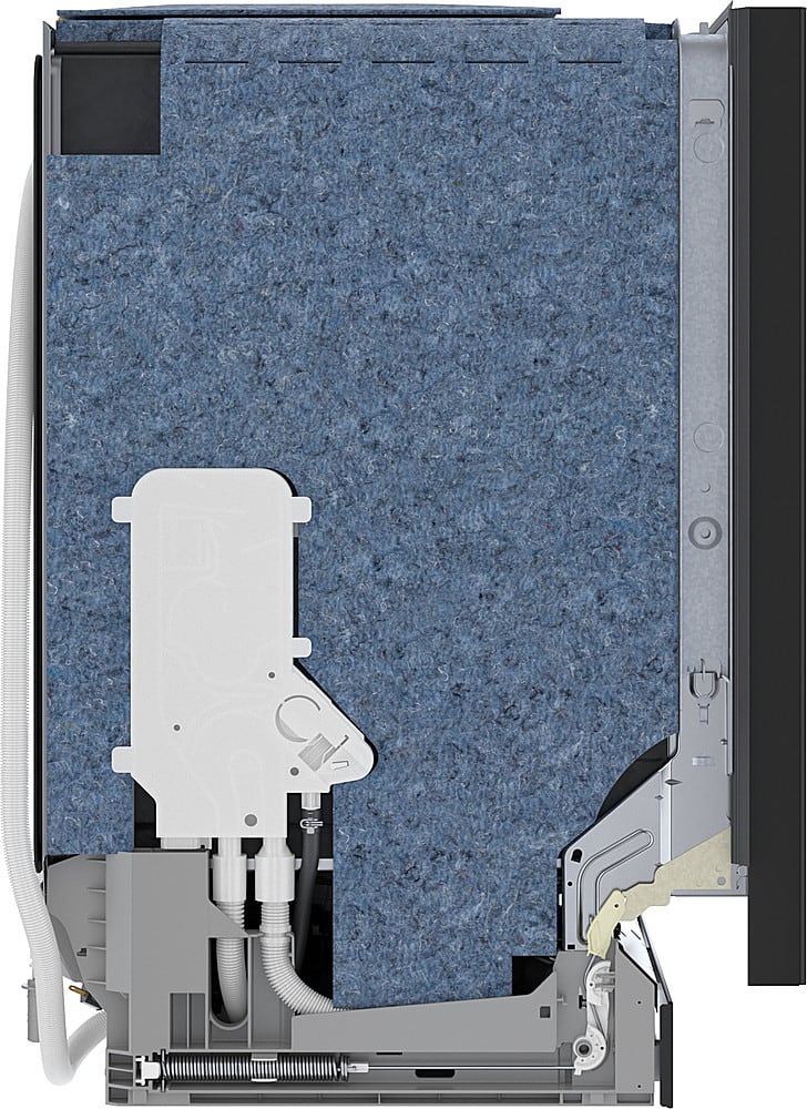 Alt View 1. Bosch - 500 Series 24" Top Control Smart Built-In Stainless Steel Tub Dishwasher with Flexible 3rd Rack, 44dBA - Black.