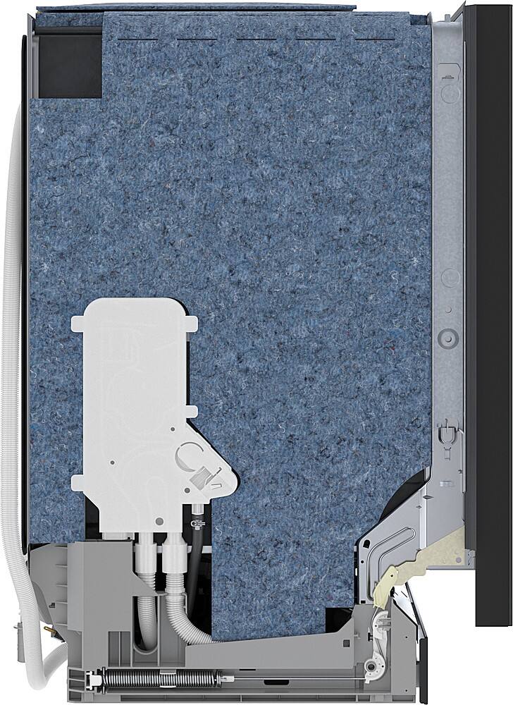 Alt View 1. Bosch - 500 Series 24" Top Control Smart Built-In Stainless Steel Tub Dishwasher with Flexible 3rd Rack, 44dBA - Black.