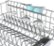 Alt View Zoom 16. Bosch - 500 Series 24" Top Control Smart Built-In Stainless Steel Tub Dishwasher with Flexible 3rd Rack, 44dBA - Black.