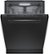Left. Bosch - 500 Series 24" Top Control Smart Built-In Stainless Steel Tub Dishwasher with Flexible 3rd Rack, 44dBA - Black.