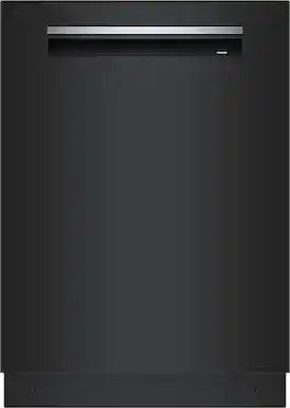 Bosch - 800 Series 24" Top Control Smart Built-In Stainless Steel Tub Dishwasher with Flexible 3rd Rack, 42dBA - Black