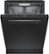 Alt View Zoom 11. Bosch - 800 Series 24" Top Control Smart Built-In Stainless Steel Tub Dishwasher with Flexible 3rd Rack, 42dBA - Black.
