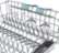 Alt View Zoom 14. Bosch - 800 Series 24" Top Control Smart Built-In Stainless Steel Tub Dishwasher with Flexible 3rd Rack, 42dBA - Black.