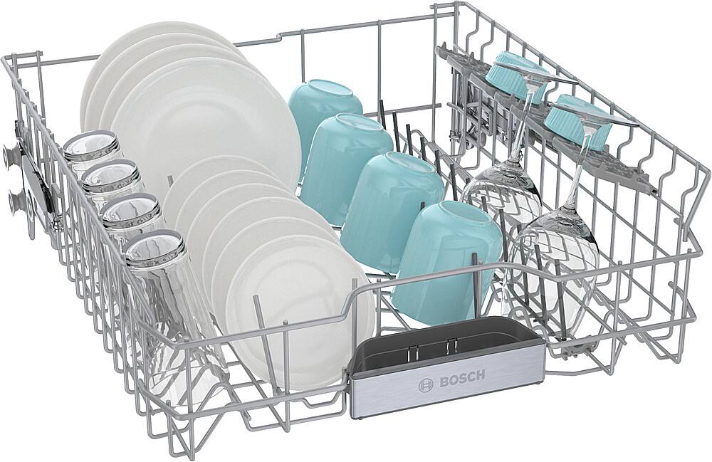 Alt View 15. Bosch - 800 Series 24" Top Control Smart Built-In Stainless Steel Tub Dishwasher with Flexible 3rd Rack, 42dBA - Black.