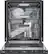 Alt View 2. Bosch - 800 Series 24" Top Control Smart Built-In Stainless Steel Tub Dishwasher with Flexible 3rd Rack, 42dBA - Black.