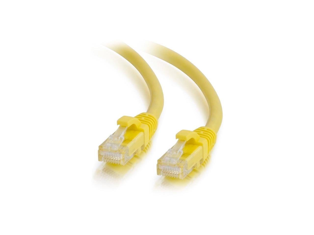 Front. Cables to Go - C2G 50742 2 ft. Cat6a Snagless Unshielded (UTP) Ethernet Network Patch Cable - Yellow.