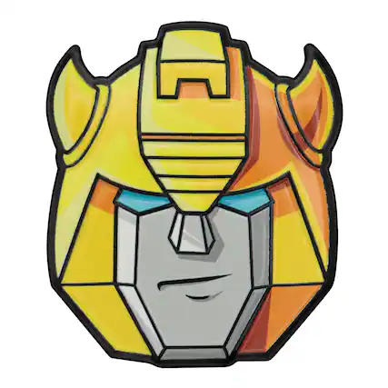 Front. Fanattik - Transformers Limited Edition Bumblebee Medallion - Yellow.