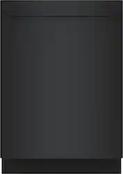 Bosch - 800 Series 24" Top Control Smart Built-In Stainless Steel Tub Dishwasher with 3rd Rack, 42dBA - Black - Front_Zoom