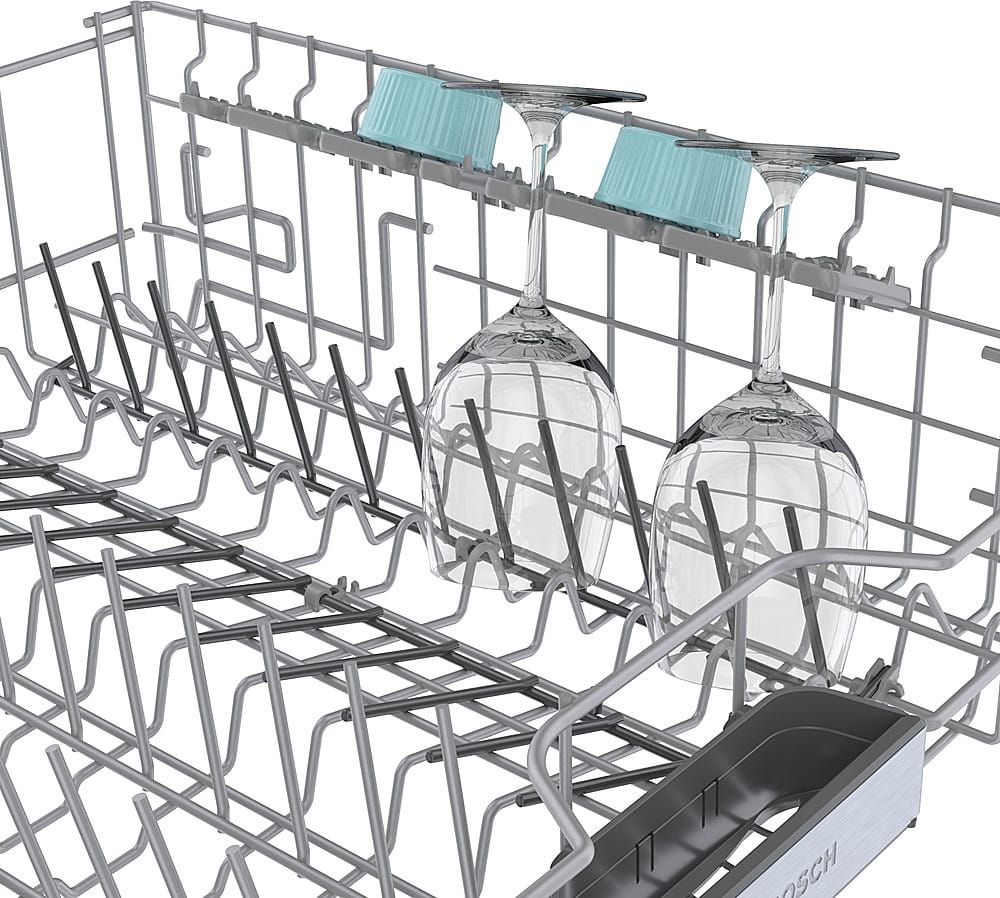 Alt View 13. Bosch - 800 Series 24" Top Control Smart Built-In Stainless Steel Tub Dishwasher with 3rd Rack, 42dBA - Black.