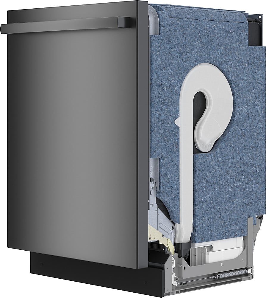 Alt View 12. Bosch - 800 Series 24" Top Control Smart Built-In Stainless Steel Tub Dishwasher with 3rd Rack, 42dBA - Black Stainless Steel.