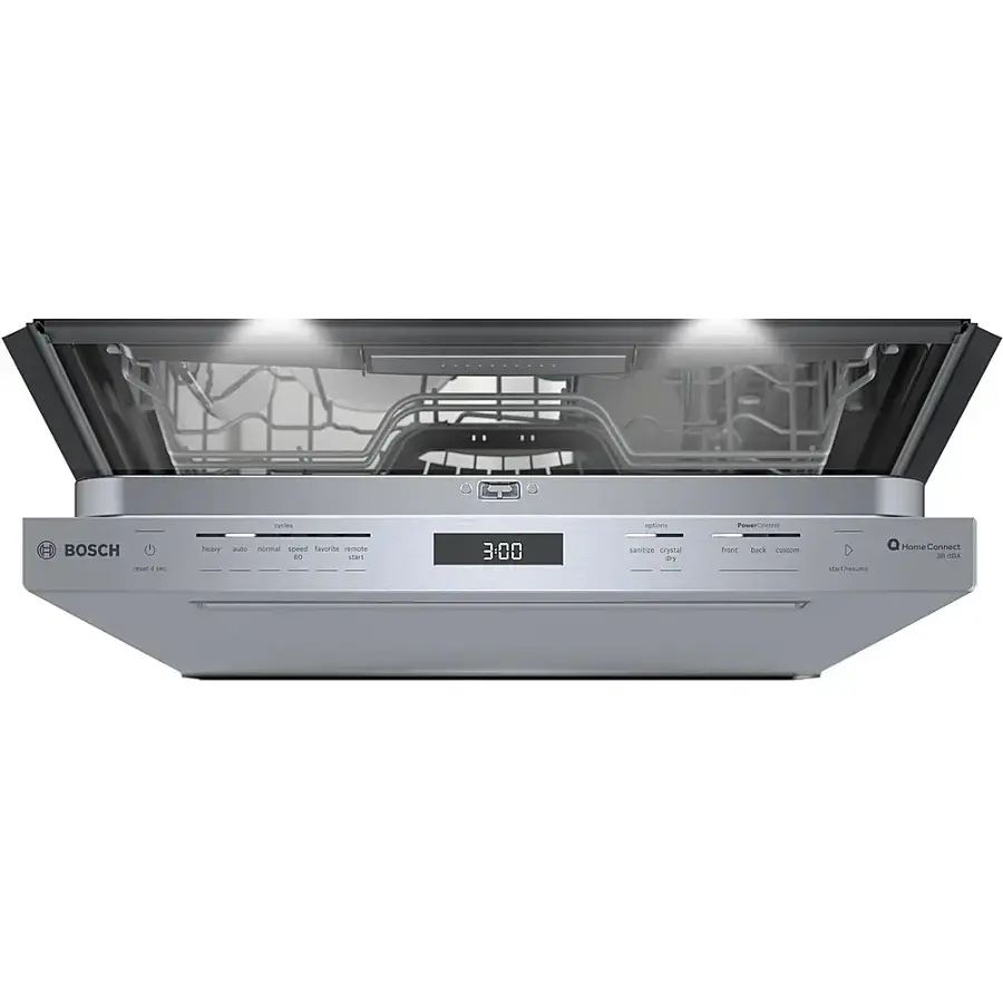 Alt View 15. Bosch - Benchmark Series 24" Top Control Smart Built-In Stainless Steel Tub Dishwasher, 38dBA - Stainless Steel.