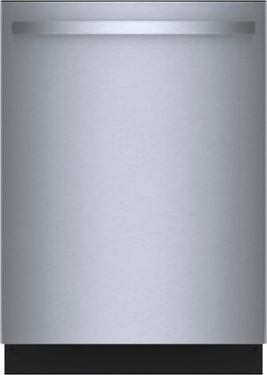 Bosch - 100 Series Premium 24 in. Stainless Steel Top Control Built-In Dishwasher with Hybrid Stainless Steel Tub - Stainless Steel