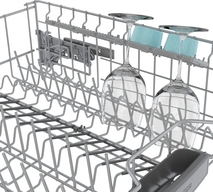 Alt View 15. Bosch - 100 Series Premium 24" Top Control Smart Built-In Hybrid Stainless Steel Tub Dishwasher with 3rd Rack, 46dBA - Stainless Steel.