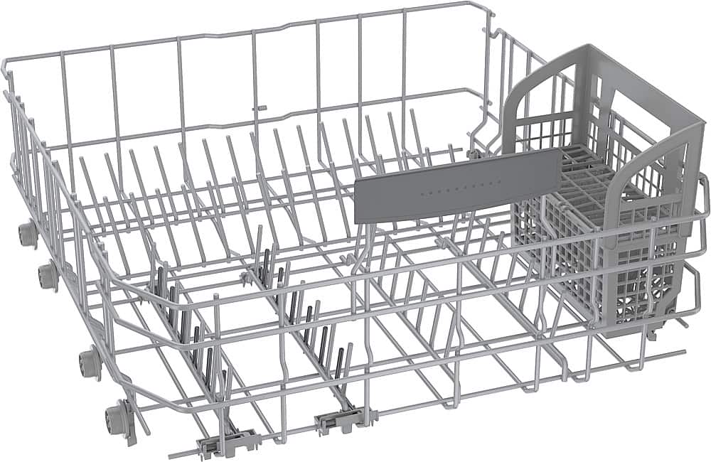 Alt View 12. Bosch - 800 Series 24" Top Control Smart Built-In Stainless Steel Tub Dishwasher with 3rd Rack, 42 dBA - White.