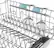 Alt View 15. Bosch - 800 Series 24" Top Control Smart Built-In Stainless Steel Tub Dishwasher with 3rd Rack, 42 dBA - White.