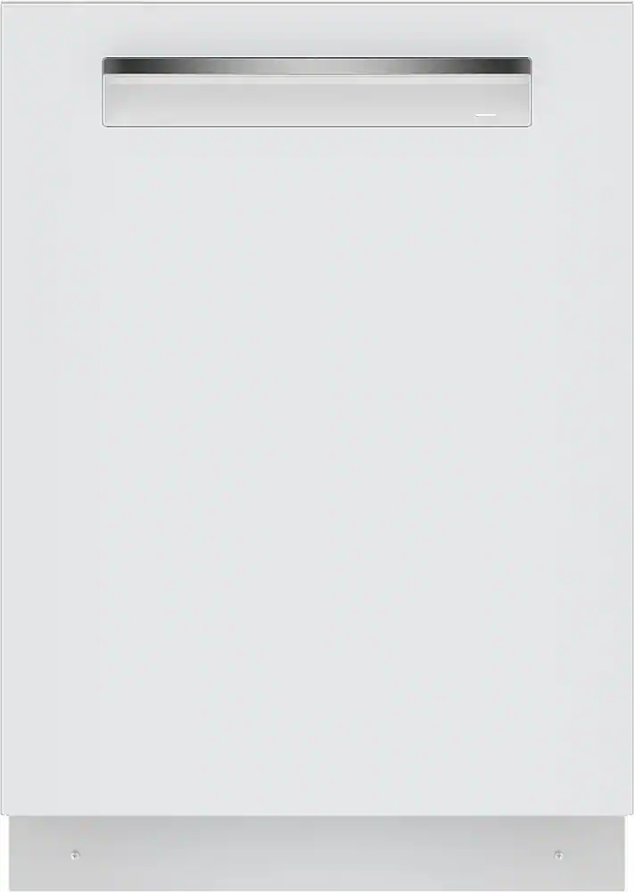 Bosch - 800 Series 24" Top Control Smart Built-In Stainless Steel Tub Dishwasher with 3rd Rack, 42 dBA - White