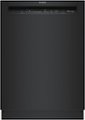 Bosch - 100 Series 24" Front Control Smart Built-In Hybrid Stainless Steel Tub Dishwasher with 50dBA - Black