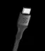 Left. Scosche - 4 ft USB-C to 3.5mm AUX Braided Audio Cable HookUp Premium - Space Gray.