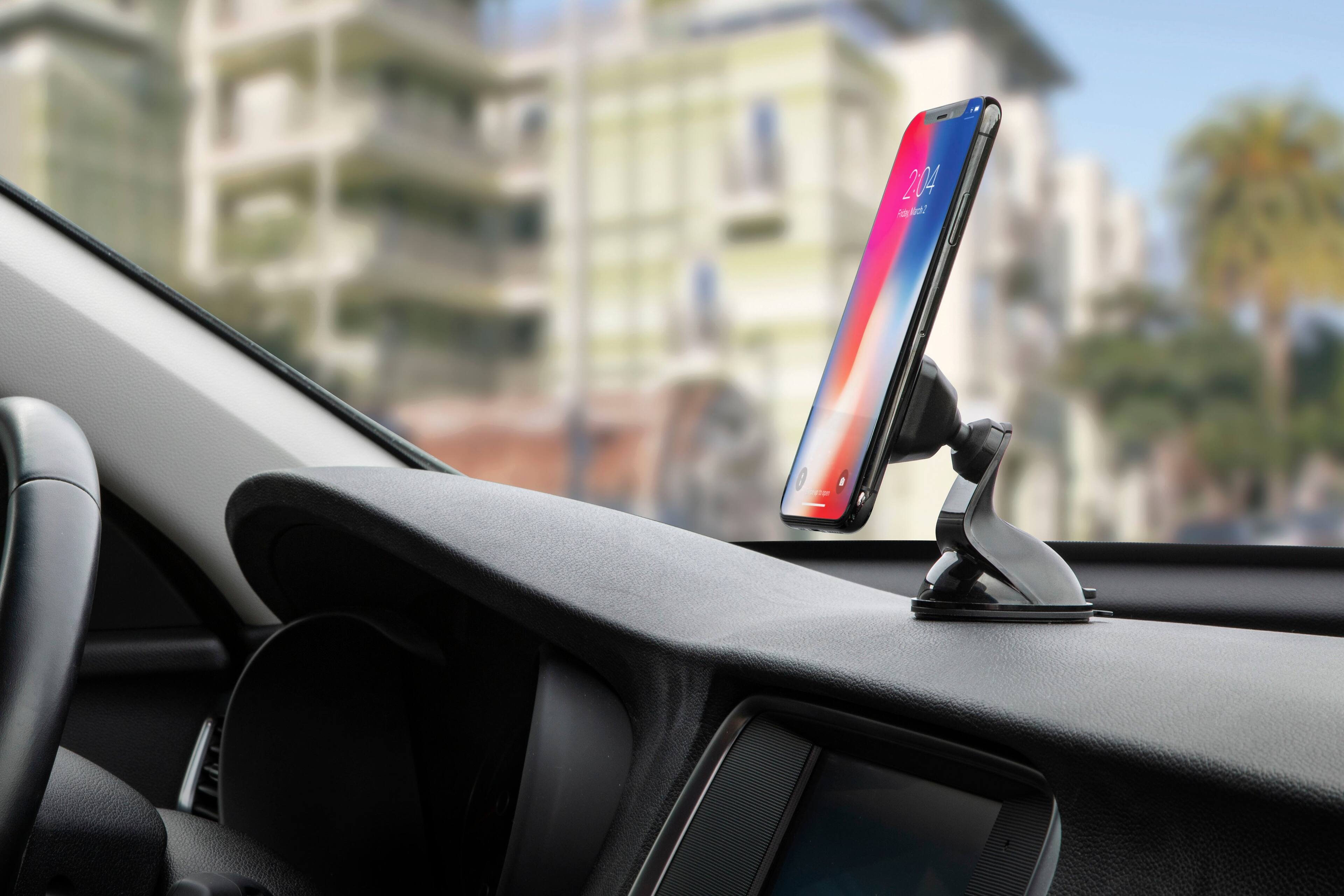 Left. Scosche - MagicMount Select Window/Dash Mount for Mobile Phones - Black.