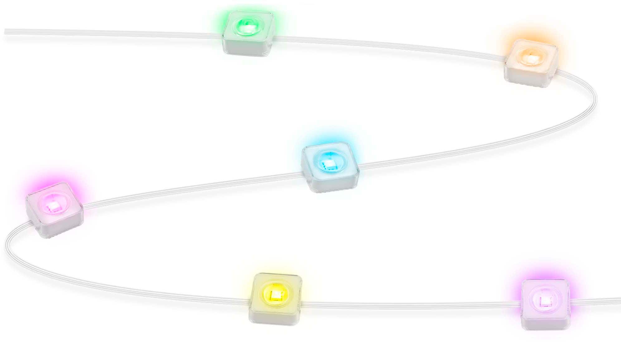 Alt View 11. Govee - Wi-Fi RGBIC Outdoor Permanent String Lights 100ft - Multi.