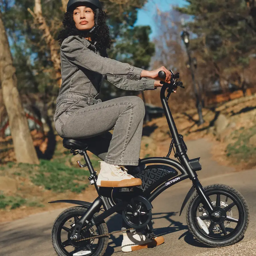 Alt View 15. Jetson - Bolt Pro eBike with 30 miles Max Operating Range & 15.5 mph Max Speed - Black.