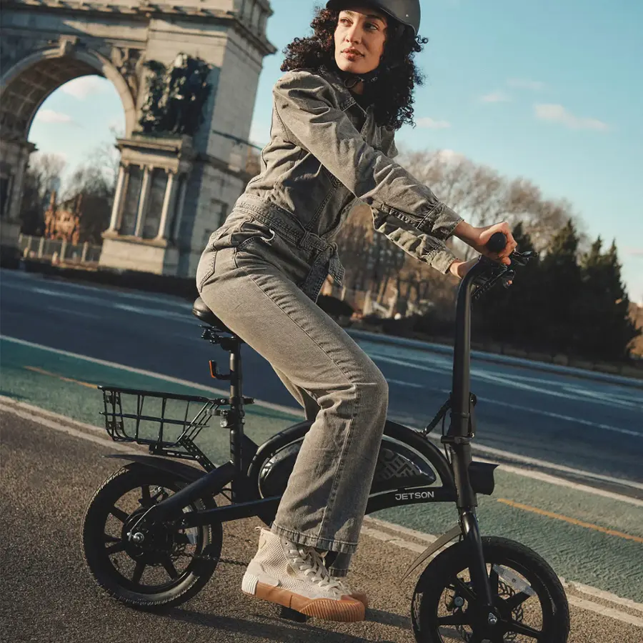 Alt View 16. Jetson - Bolt Pro eBike with 30 miles Max Operating Range & 15.5 mph Max Speed - Black.