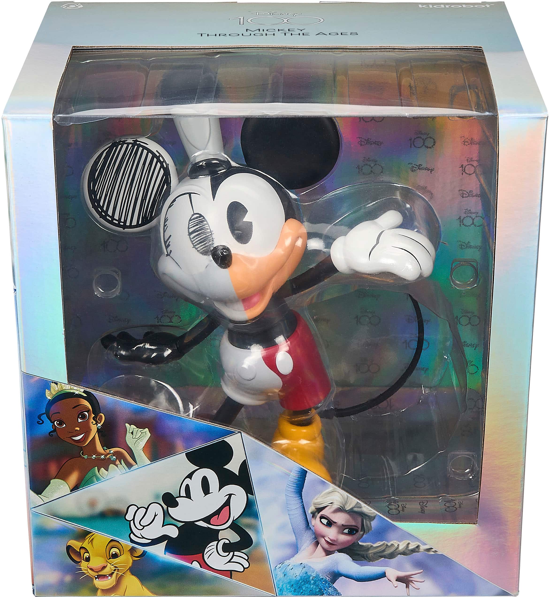 Alt View 14. NECA - Disney 100 Kidrobot 8” Mickey Mouse Through the Years Vinyl Art Figure.