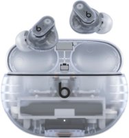 Beats by Dr. Dre - Geek Squad Certified Refurbished Beats Studio Buds + True Wireless Noise Cancelling Earbuds - Transparent - Front_Zoom