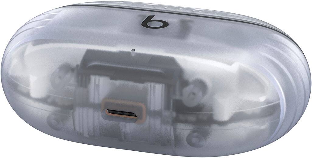 Alt View 11. Beats - Geek Squad Certified Refurbished Beats Studio Buds + True Wireless Noise Cancelling Earbuds - Transparent.