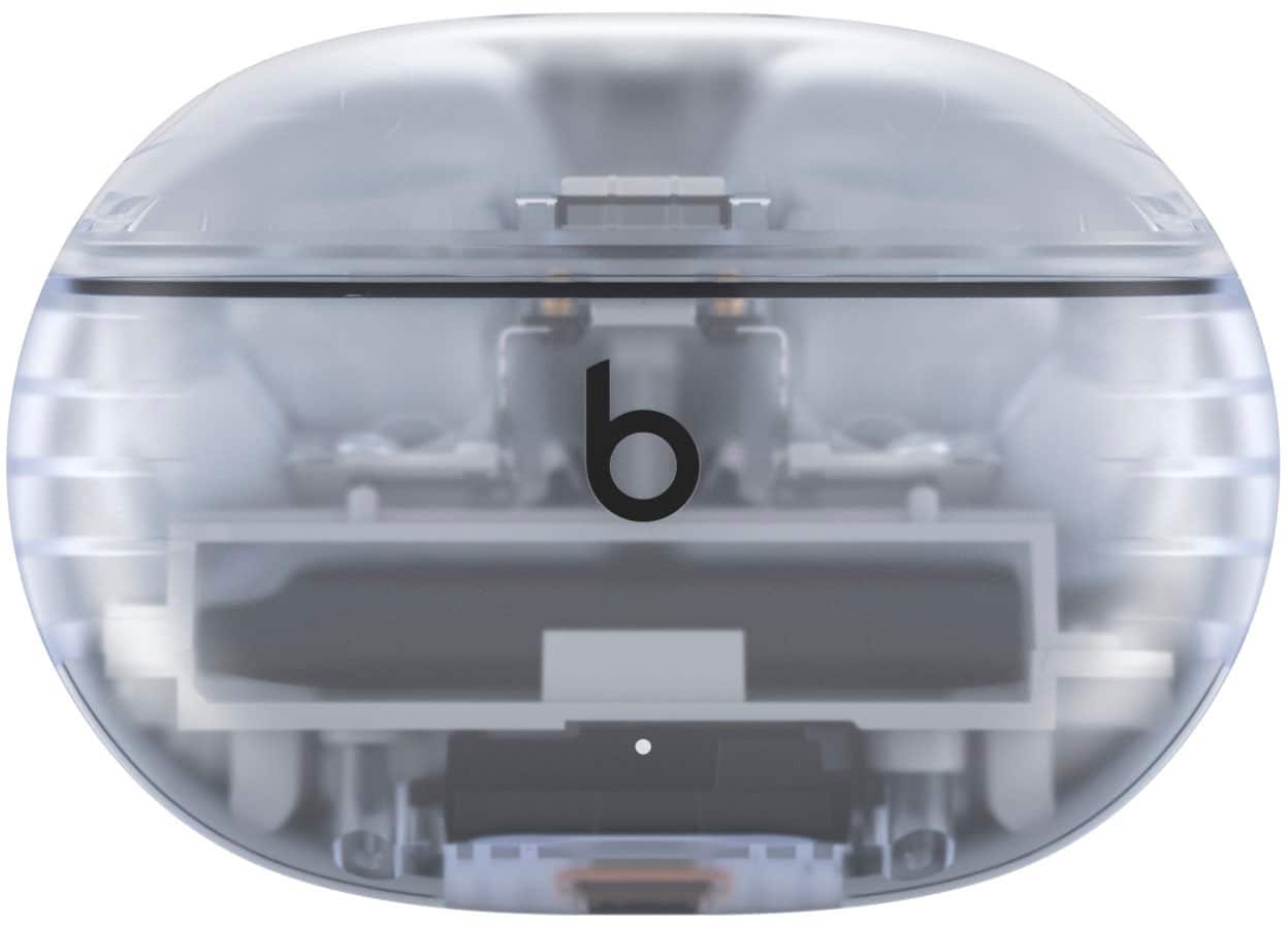 Alt View 13. Beats - Geek Squad Certified Refurbished Beats Studio Buds + True Wireless Noise Cancelling Earbuds - Transparent.