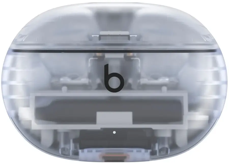 Alt View 13. Beats - Geek Squad Certified Refurbished Beats Studio Buds + True Wireless Noise Cancelling Earbuds - Transparent.