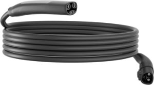 Rexing - Tesla Extension Charging Cable - 48A 20ft - Black - Front_Zoom