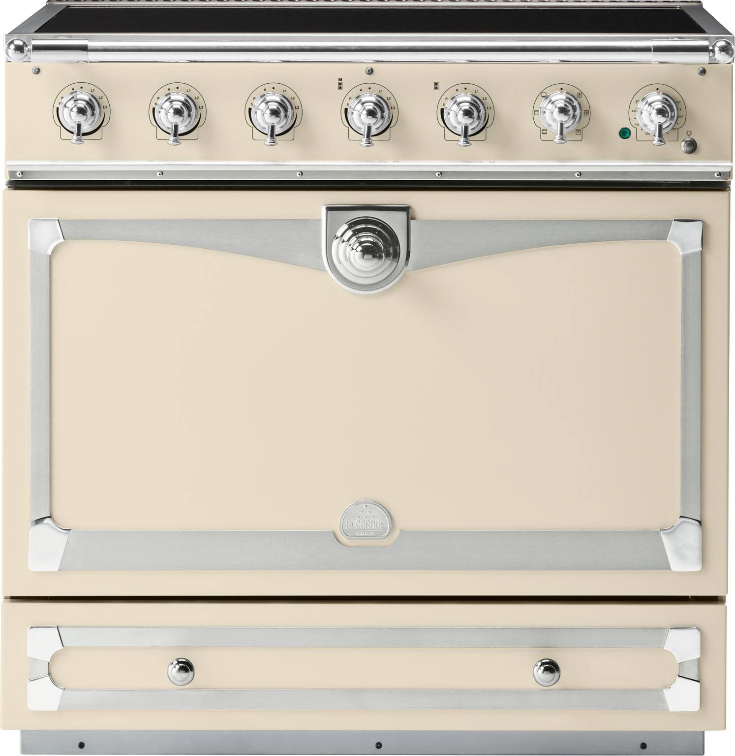 Best Buy La Cornue Cornufe Induction 90 Range Morning Dew with SS