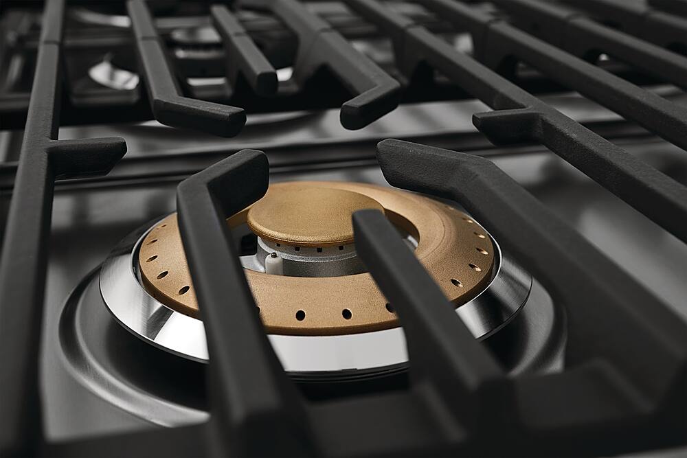 Alt View 14. Frigidaire - Professional 4.4 Cu. Ft. Freestanding Gas Oven True Convection Range - Stainless Steel.