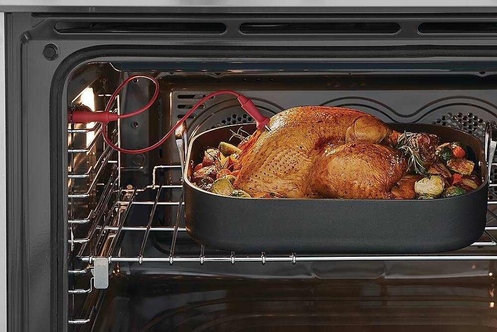 Alt View 15. Frigidaire - Professional 4.4 Cu. Ft. Freestanding Gas Oven True Convection Range - Stainless Steel.