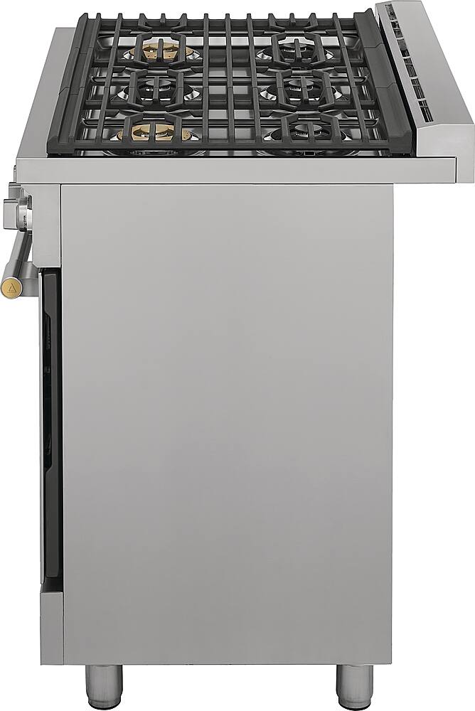 Alt View 16. Frigidaire - Professional 4.4 Cu. Ft. Freestanding Gas Oven True Convection Range - Stainless Steel.